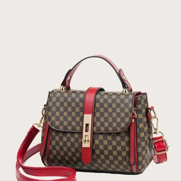 Handbags - Twist Lock Satchel Bag